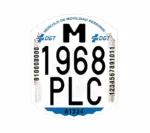 Matrícula homologada DGT para patinetes eléctricos